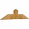 Ekena Millwork Portland Rough Sawn Timber Gable Bracket, Western Red Cedar, 48"W x 12"H x 2"D x 6"F, 6/12 Pitch GBW048X12X0206POR00RWR - alternate 3